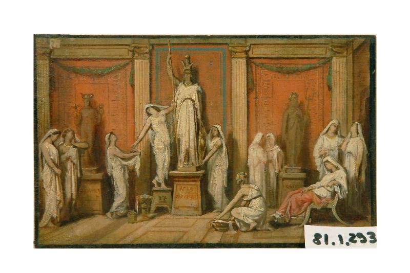 La toilette de Minerve Poliade sur l’Acropole d’Athènes