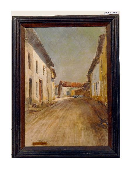 Vue de Damvillers, entrée du village
