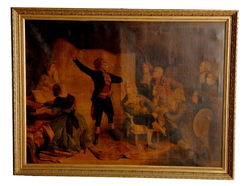 Rouget de Lisle entonnant la Marseillaise