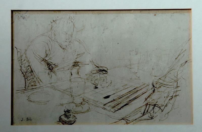 Emile dessinant