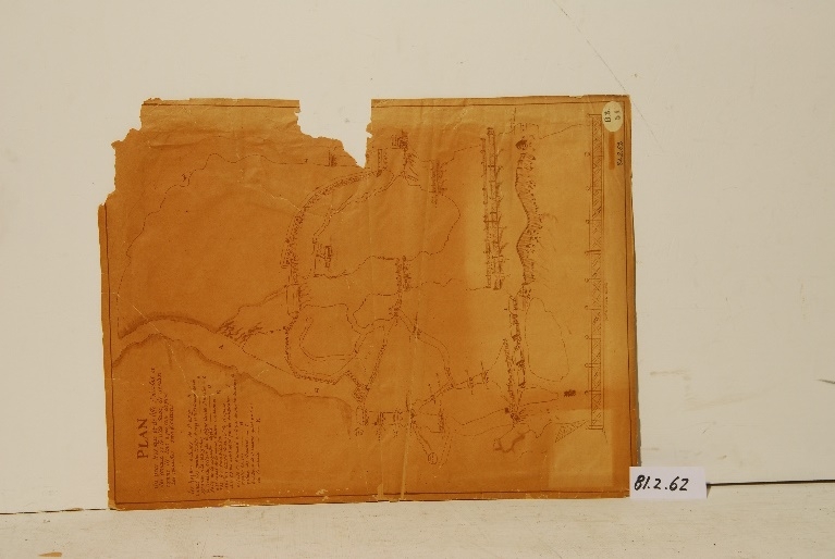 Plan du Pré-l’Evêque, de l’île St Nicolas et des canaux de la ville basse de Verdun