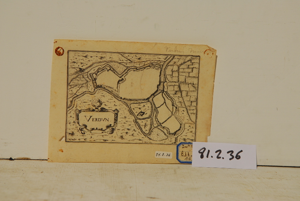 Plan de la citadelle et des fortifications de Verdun