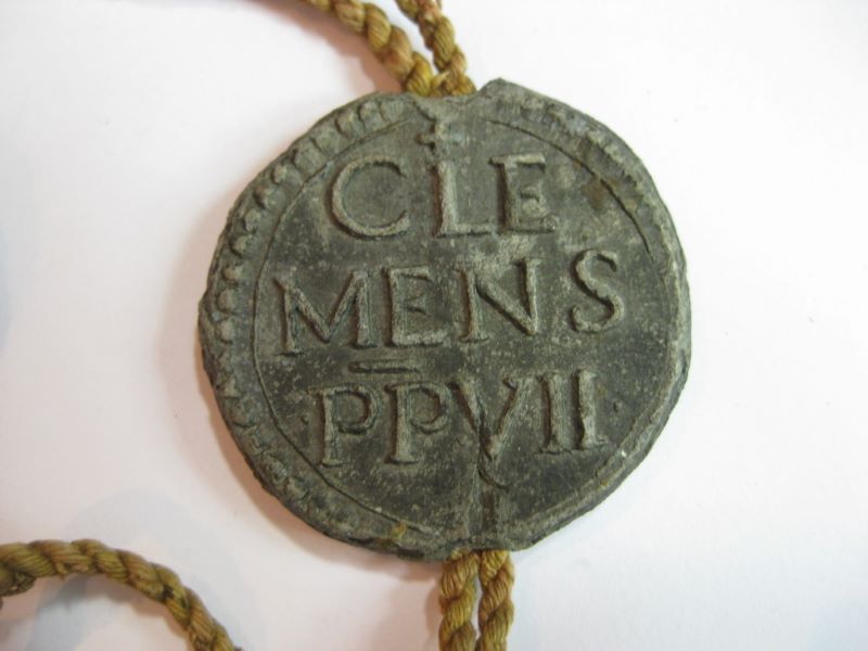 Bulle papale de Clément VII (1523-1534)