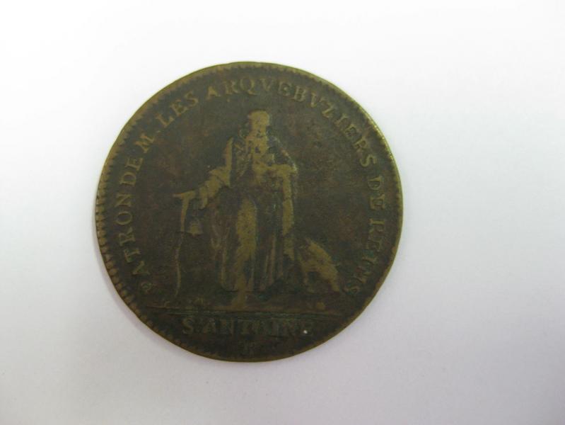 Jeton de la Compagnie des Arquebuisiers de Reims