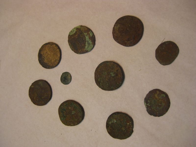lot : 17 monnaies non identifiées