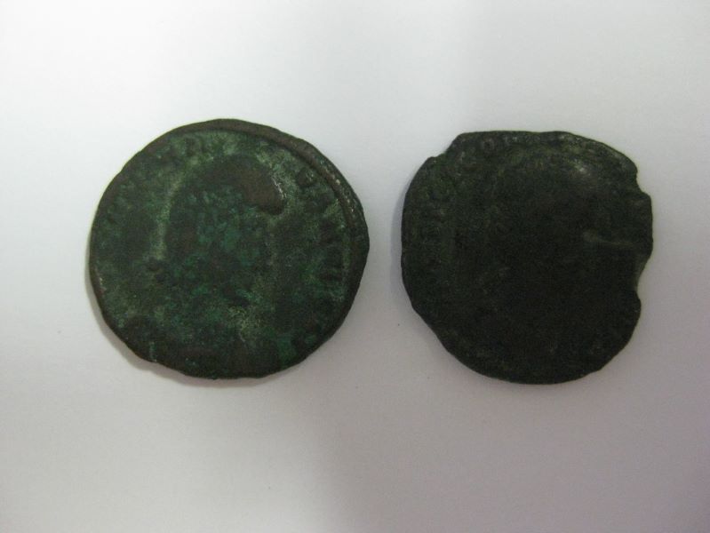 lot : 2 monnaies romaines, empereur Gallus