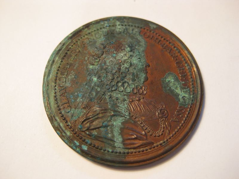 Médaille à l’effigie de Charles III de Lorraine et Claude de France