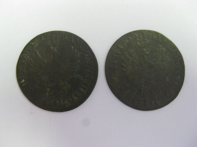 lot : 2 monnaies François III de Lorraine