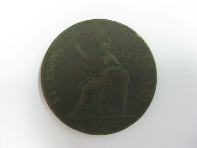 Monneron de 2 sols à la liberté
