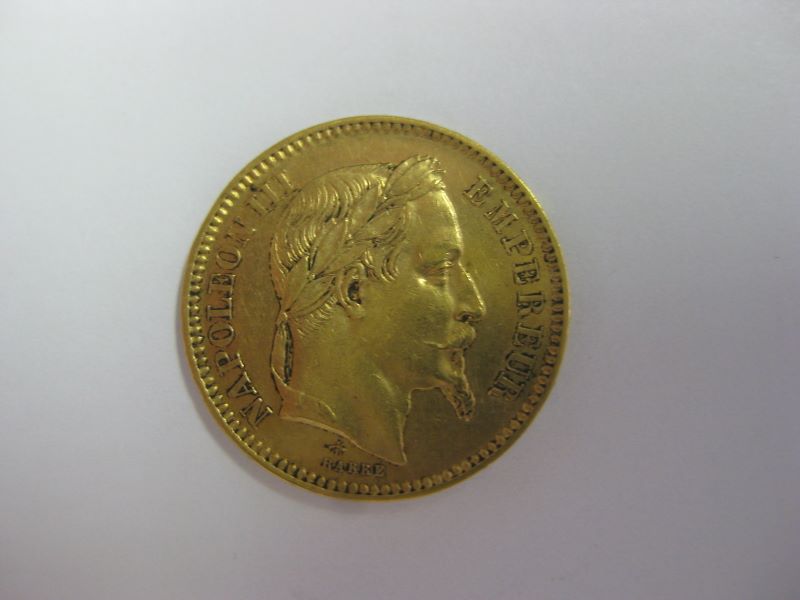 20 francs or, Napoléon III