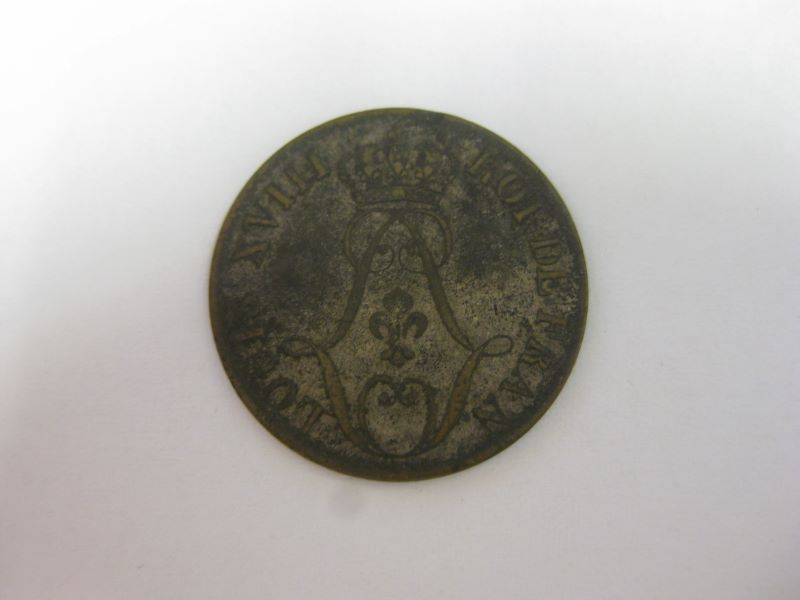 10 centimes Louis XVIII, Isle de Bourbon