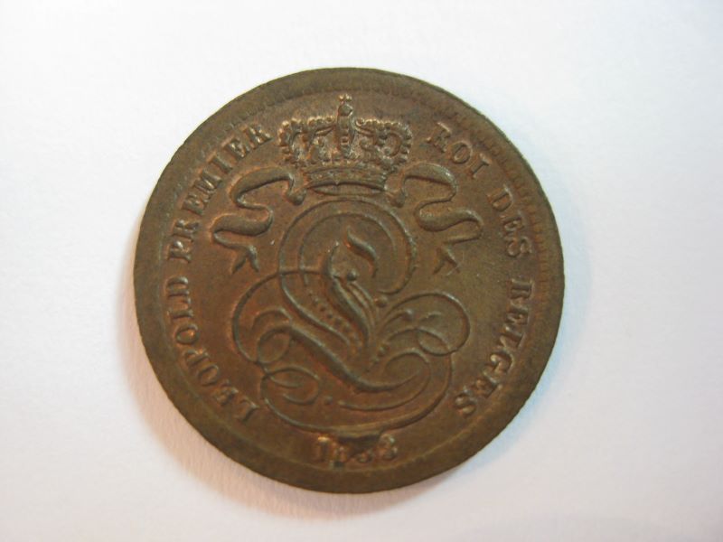 1 centime, Léopold Ier de Belgique