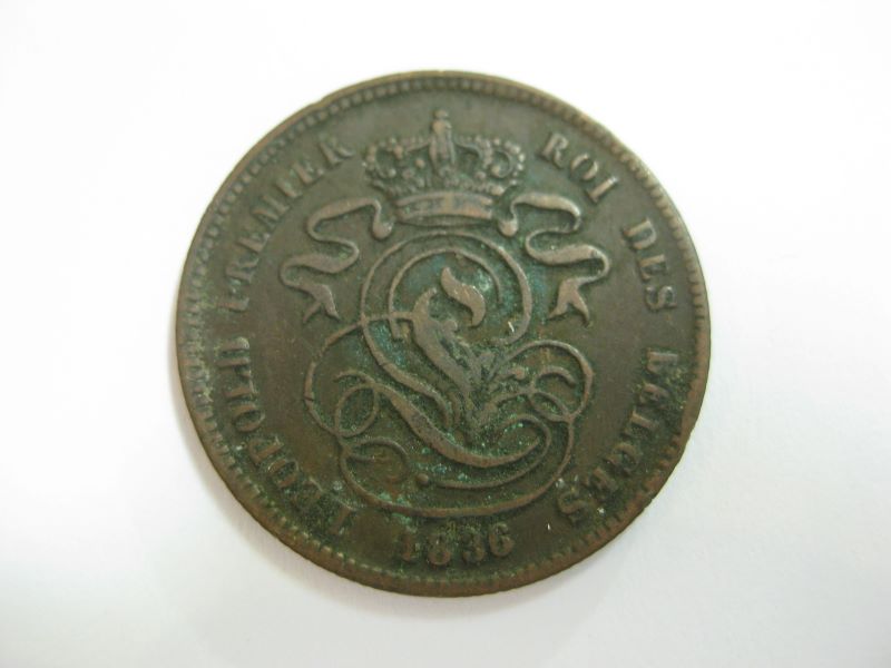 2 centimes, Léopold Ier de Belgique