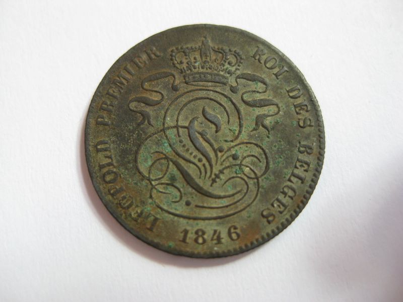 2 centimes, Léopold Ier de Belgique