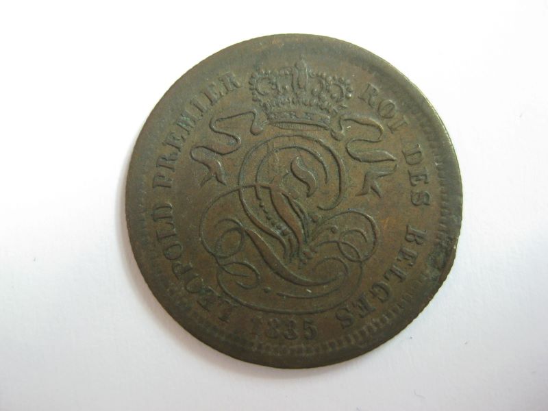 2 centimes, Léopold Ier de Belgique