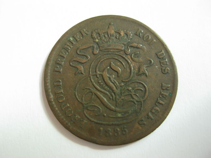 2 centimes, Léopold Ier de Belgique