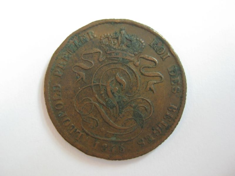 2 centimes, Léopold Ier de Belgique