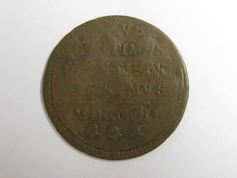 1 baiocco Pie VII, Etats du Vatican