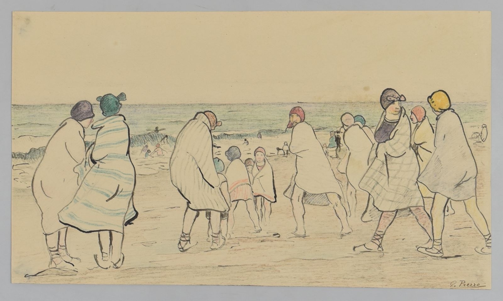Baigneurs (titre factice)