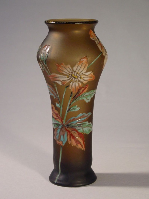 vase à la rose de Noël (titre factice)