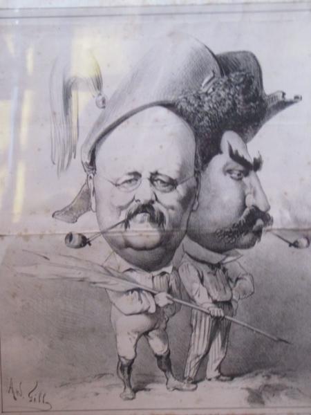 Erckmann et Chatrian en bicorne (titre factice)