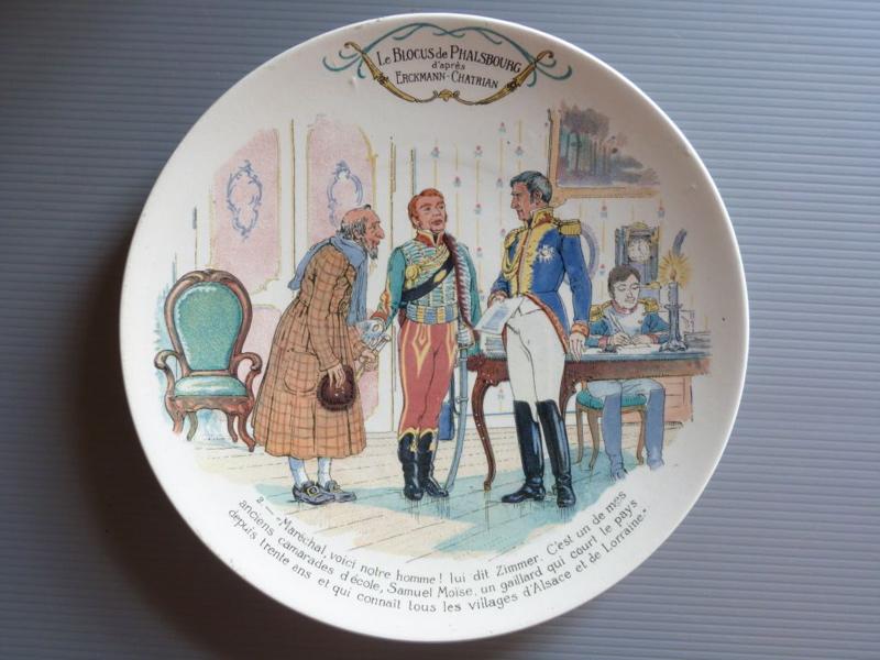 Le BLOCUS de PHALSBOURG d'après ERCKMANN-CHATRIAN - assiette n°2 (titre factice)