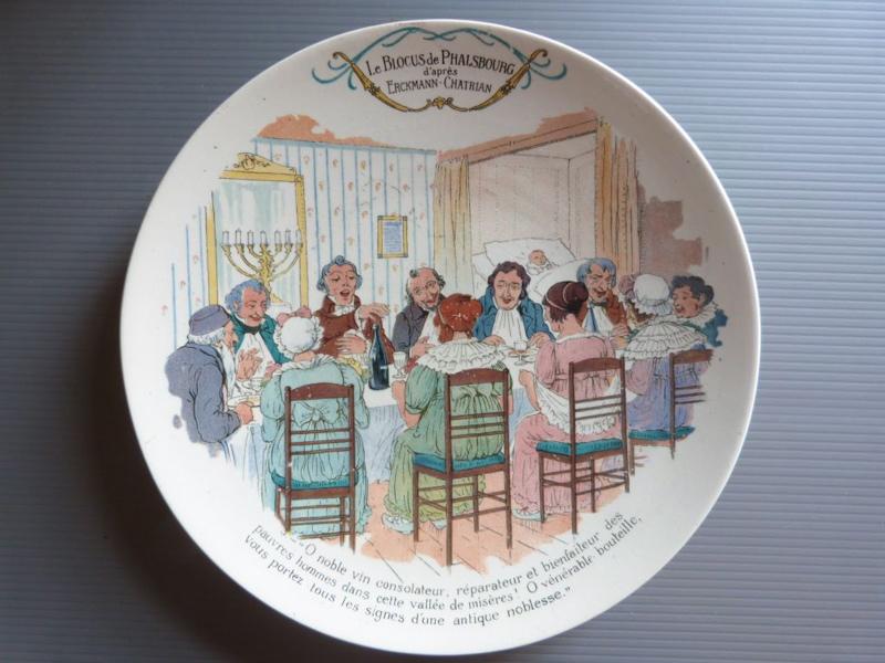 Le BLOCUS de PHALSBOURG d'après ERCKMANN-CHATRIAN - assiette n°3 (titre factice)