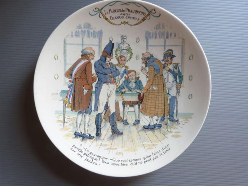 Le BLOCUS de PHALSBOURG d'après ERCKMANN-CHATRIAN - assiette n°4 (titre factice)