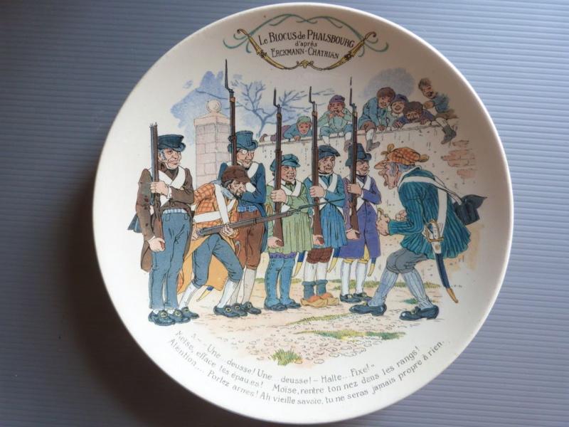 Le BLOCUS de PHALSBOURG d'après ERCKMANN-CHATRIAN - assiette n°5 (titre factice)