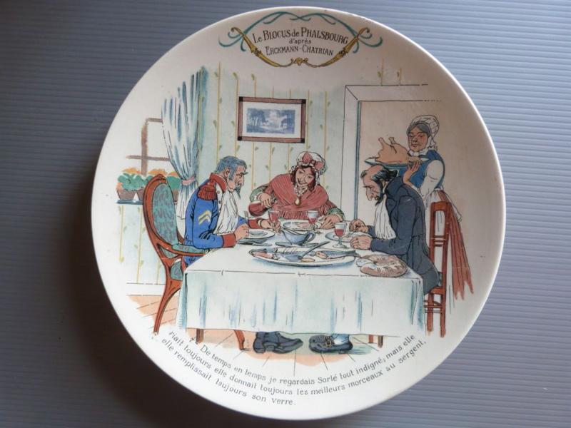 Le BLOCUS de PHALSBOURG d'après ERCKMANN-CHATRIAN - assiette n°7 (titre factice)