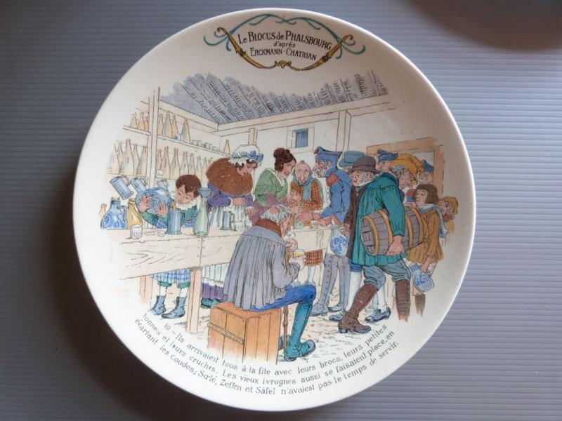 Le BLOCUS de PHALSBOURG d'après ERCKMANN-CHATRIAN - assiette n°10 (titre factice)