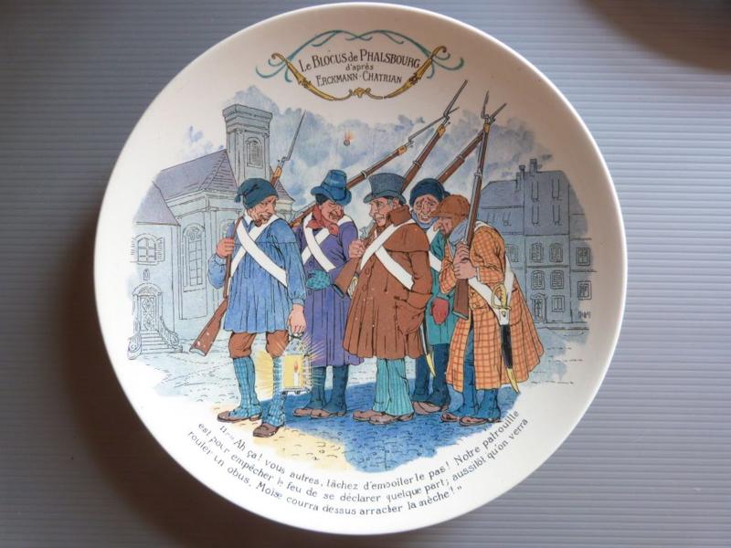 Le BLOCUS de PHALSBOURG d'après ERCKMANN-CHATRIAN - assiette n°11 (titre factice)