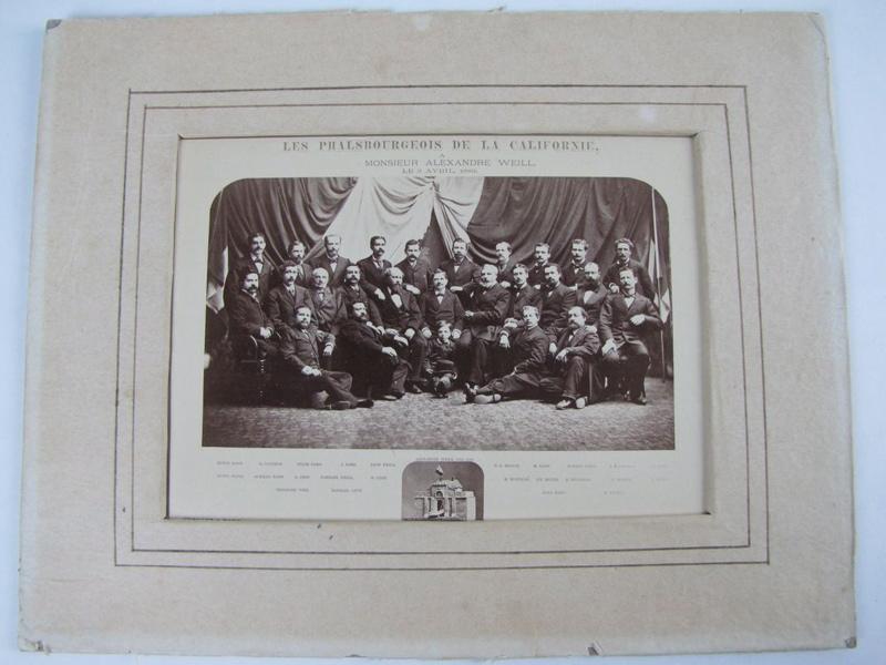 Les phalsbourgeois de la Californie à monsieur Alexandre Weill le 8 avril 1880 (titre inscrit)