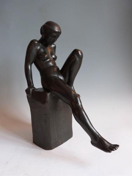 Baigneuse au bord de l'eau (titre factice)