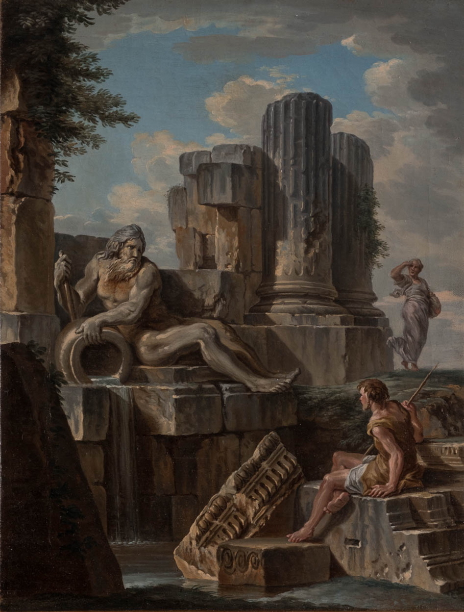 Caprice architectural de ruines antiques