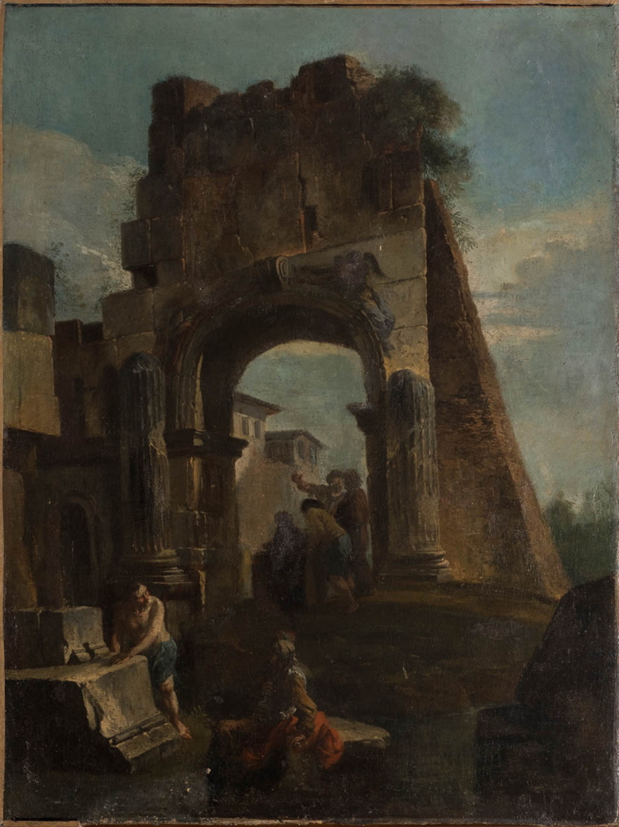 Caprice architectural avec l'Arc de Titus