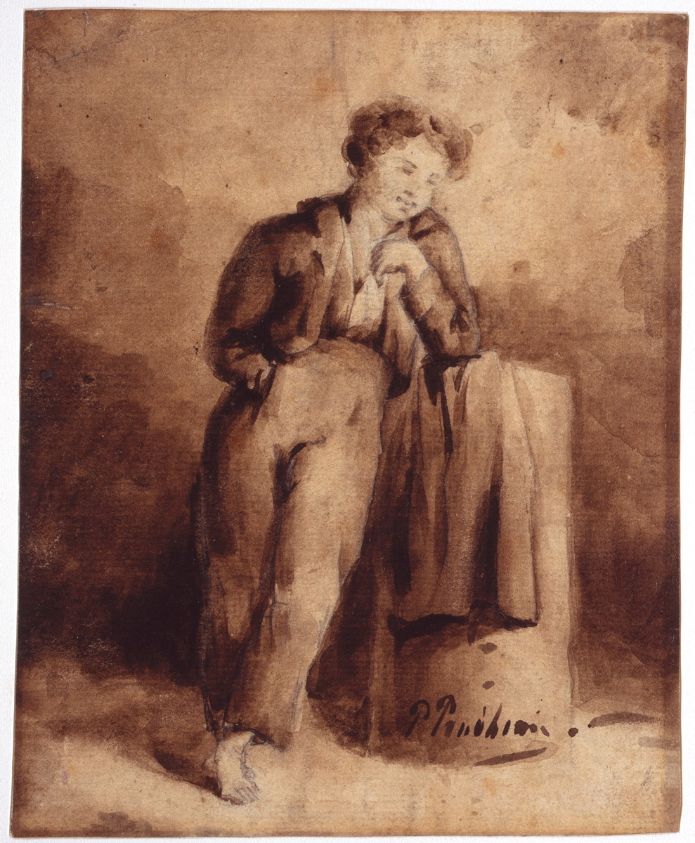 Jeune garçon en haillons (recto) ; Etude d’un garçon nu (verso)
