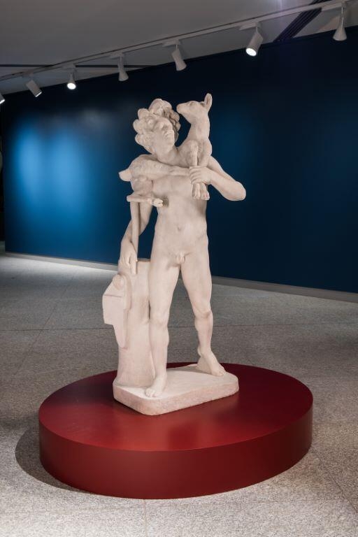 Jeune faune au chevreau