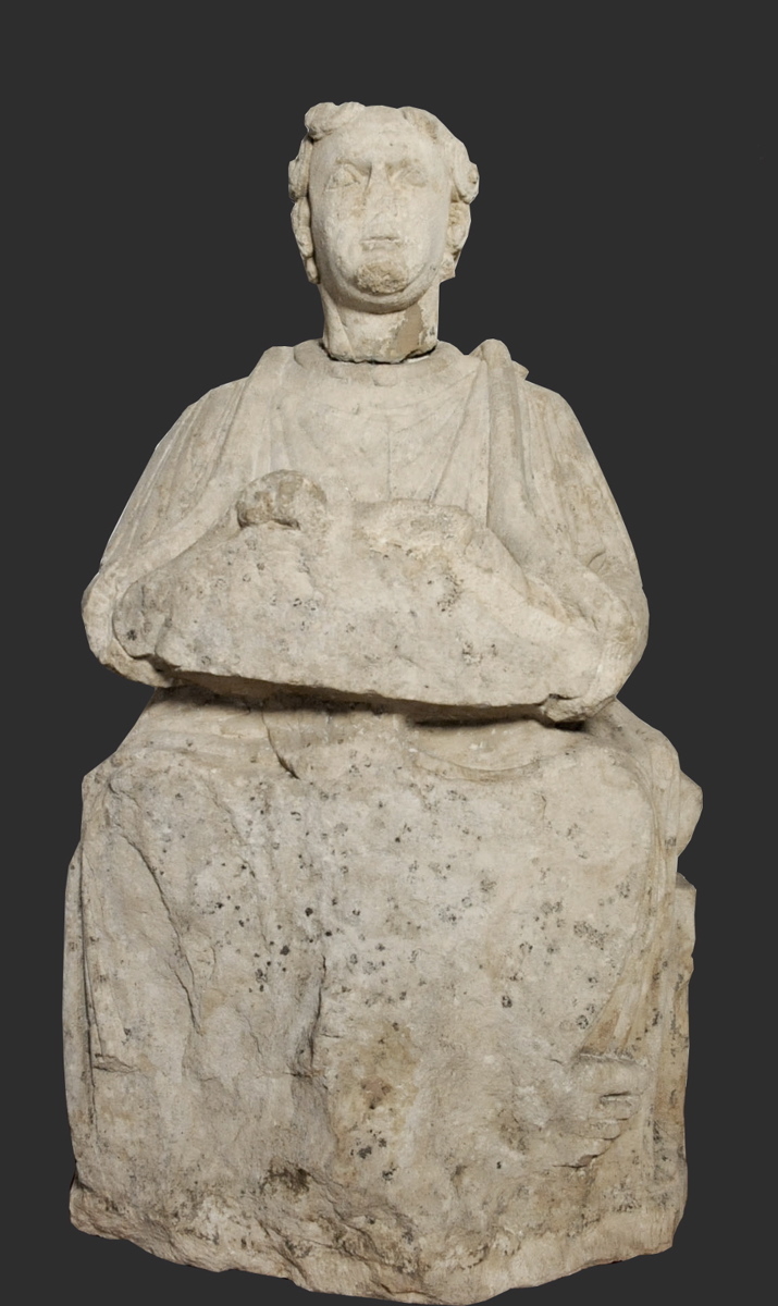 Cernunnos ; Statue de dieu asiatique (titre ancien)