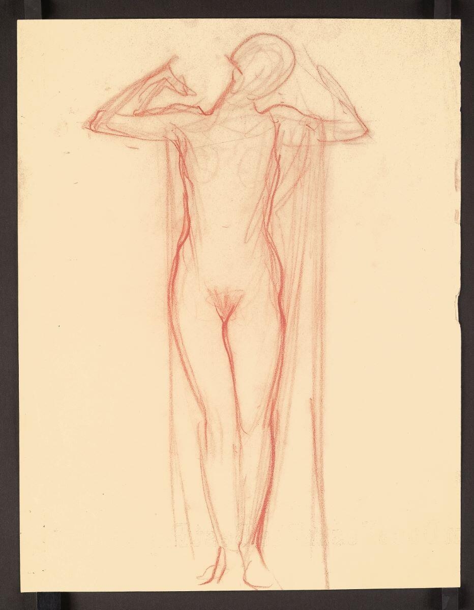 Femme au drapé. Etude pour Phryné
