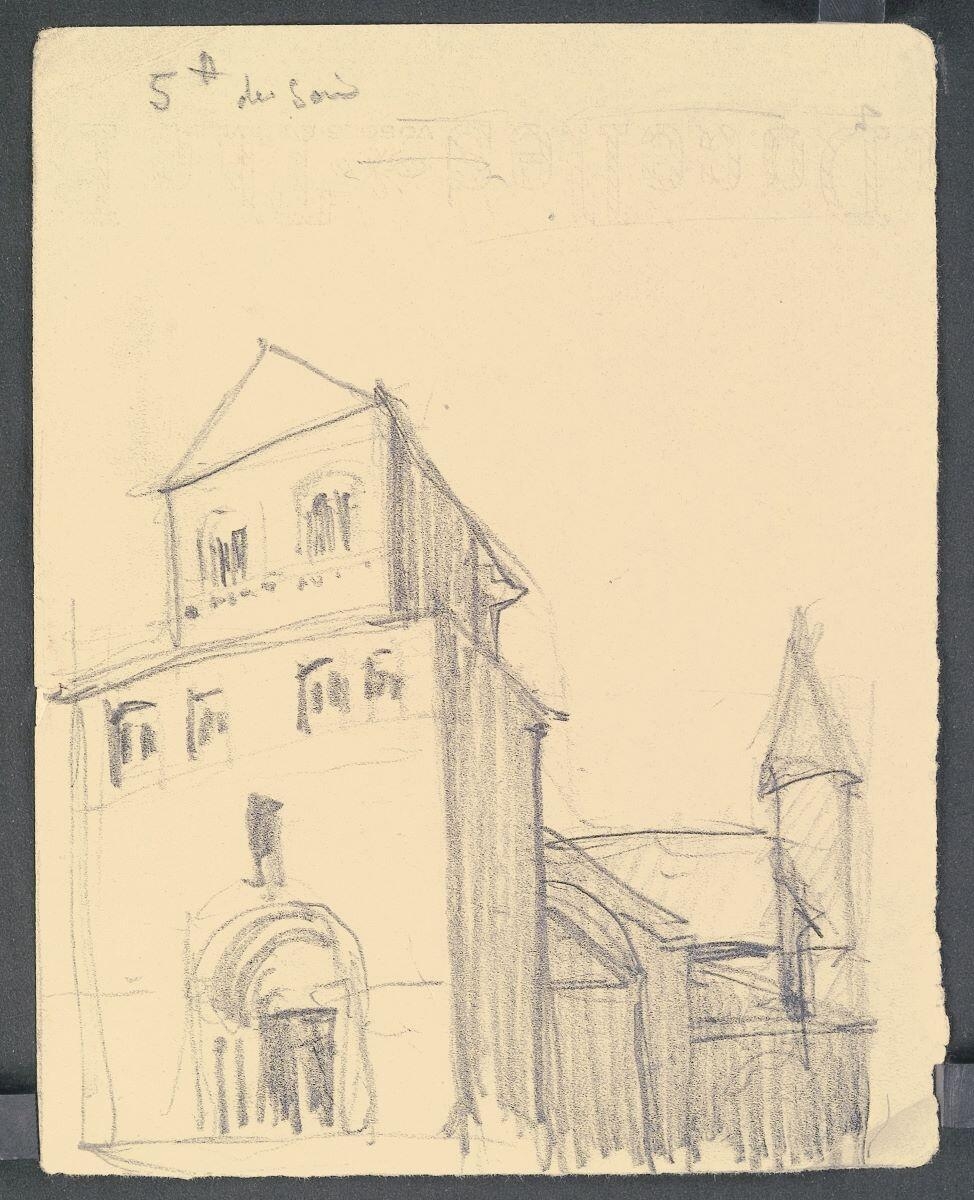 A 5 heures du soir. Basilique Saint-Maurice à Epinal