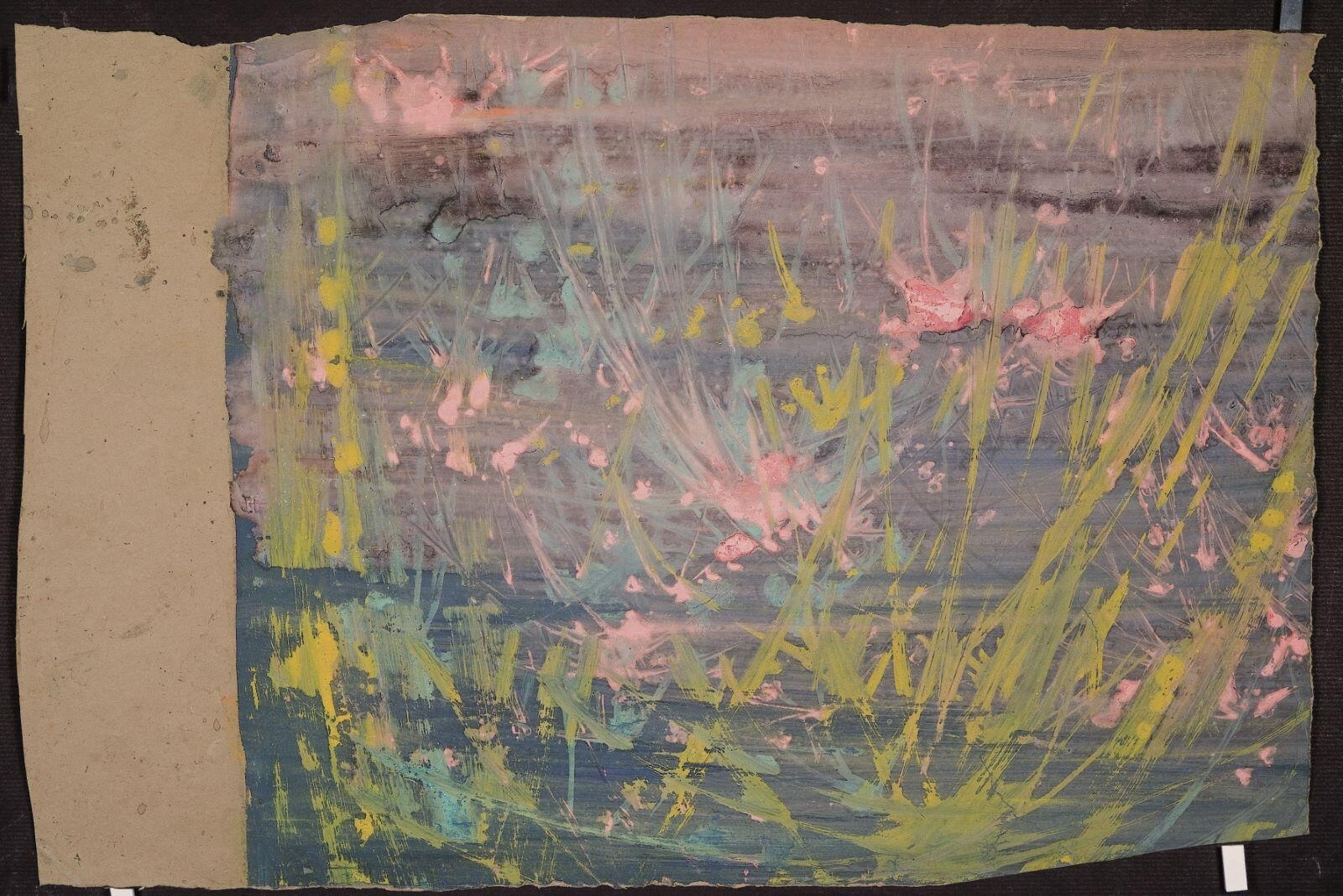 Etude pour un motif de tissu (recto) ; Etude de fleur (verso)