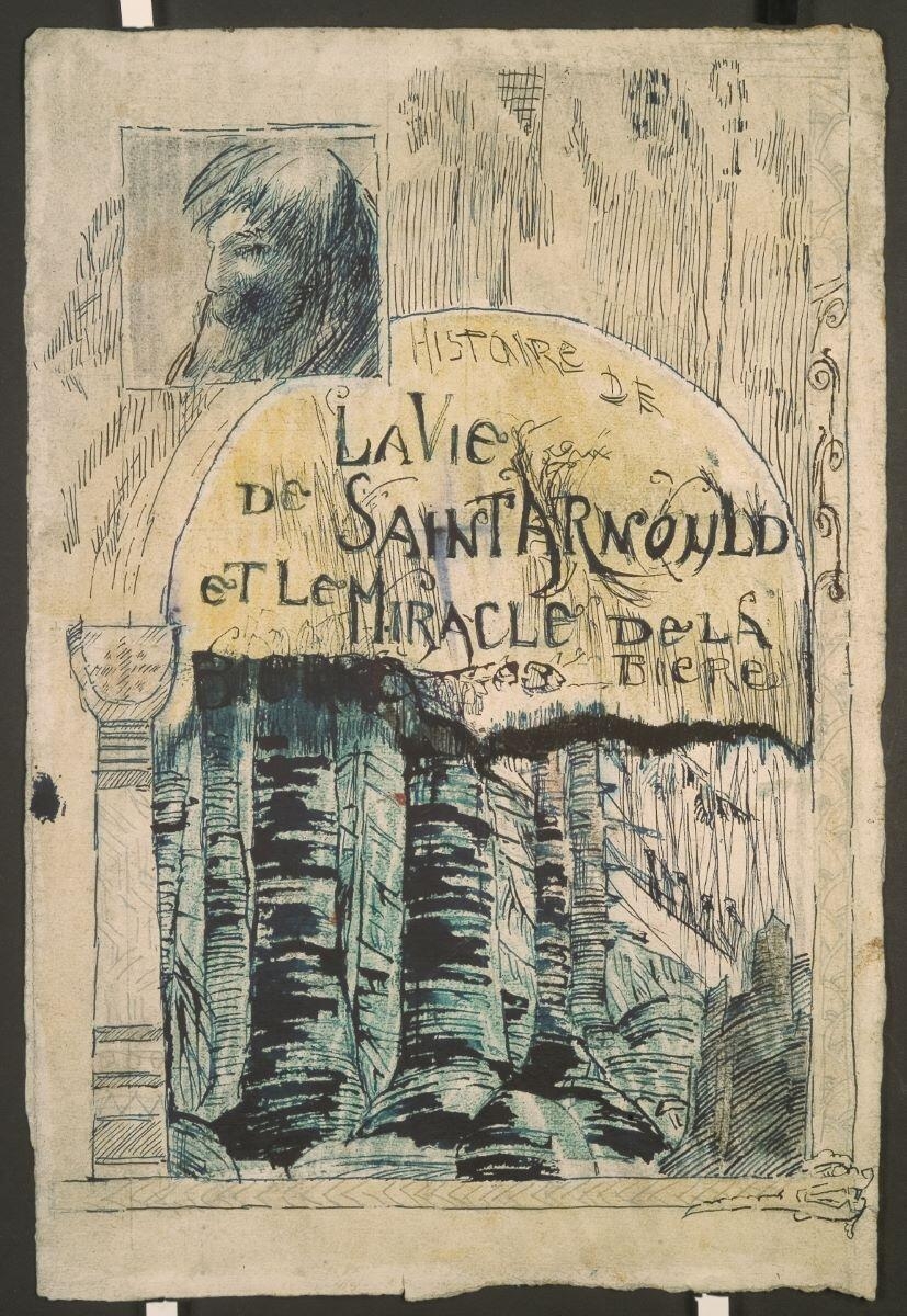 Etude de saint Arnould (recto verso)