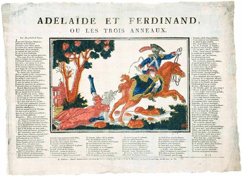 ADELAÏDE ET FERDINAND, / OU LES TROIS ANNEAUX. (titre inscrit)