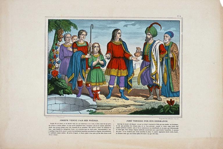 JOSEPH VENDU PAR SES FRERES. 1. N° 4 (titre inscrit, fr., esp.)