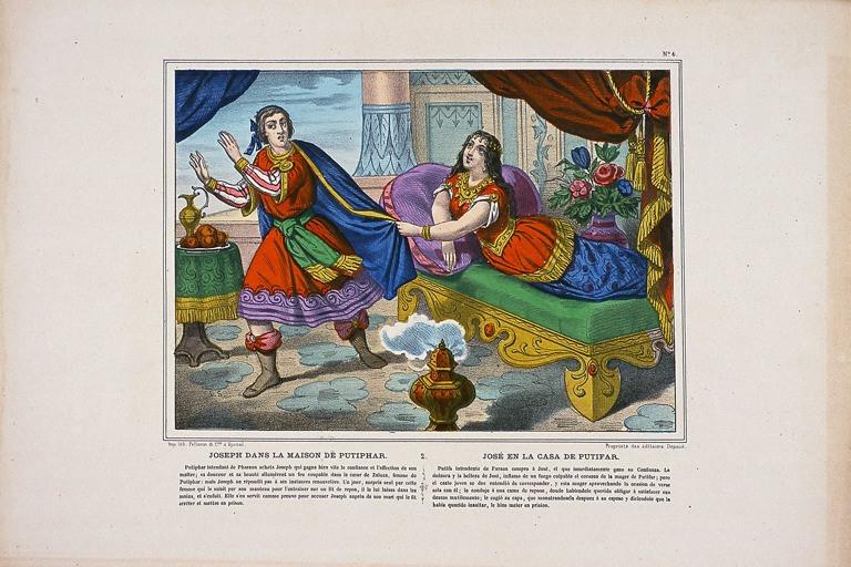 JOSEPH DANS LA MAISON DE PUTIPHAR. 2. N° 4 (titre inscrit, fr., esp.)