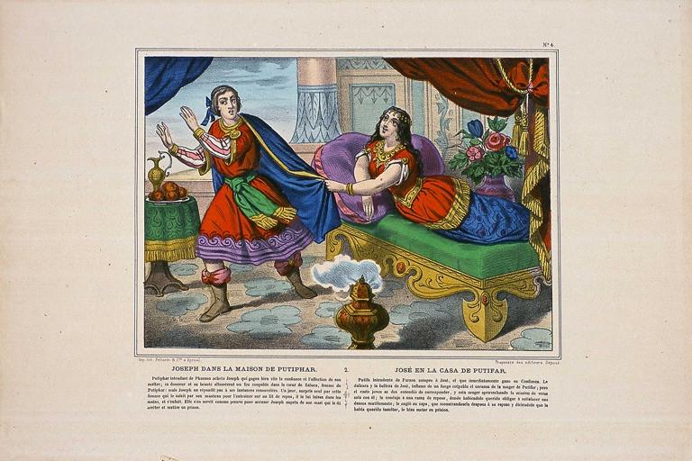 JOSEPH DANS LA MAISON DE PUTIPHAR. 2. N° 4 (titre inscrit, fr., esp.)