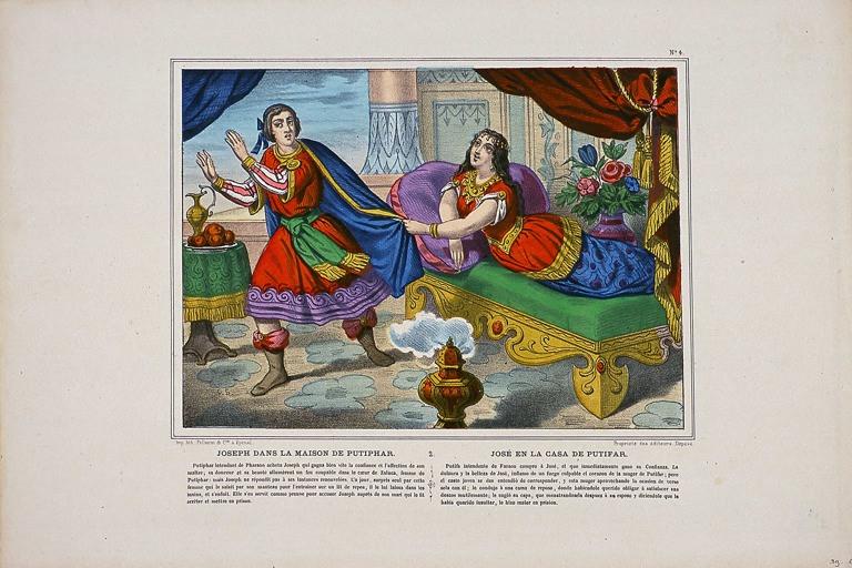 JOSEPH DANS LA MAISON DE PUTIPHAR. 2. N° 4 (titre inscrit, fr., esp.)