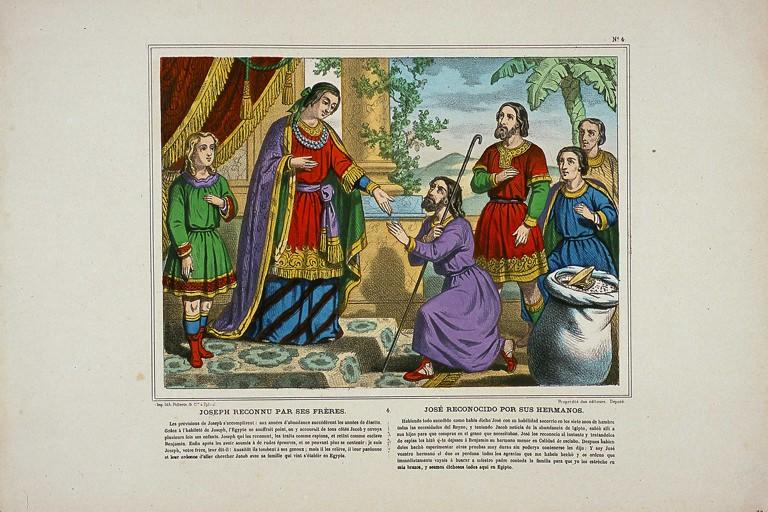 JOSEPH RECONNU PAR SES FRÈRES. 4. N° 4 (titre inscrit, fr., esp.)
