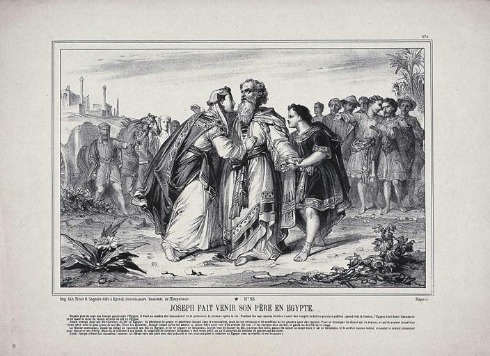 JOSEPH FAIT VENIR SON PÈRE EN EGYPTE. N° 118 (titre inscrit)